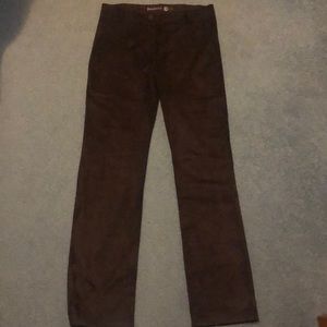 Betabrand faux suede pants.